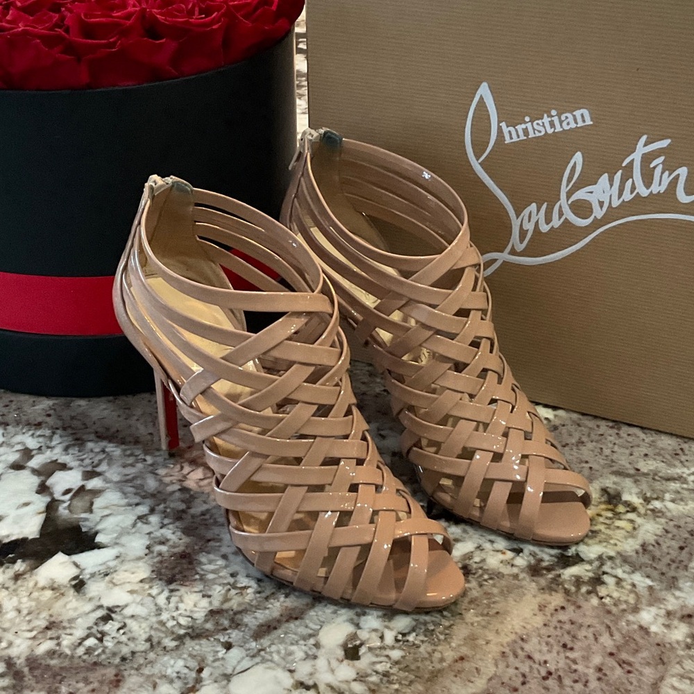 Christian Louboutin Arakna 100 Patent Size 37